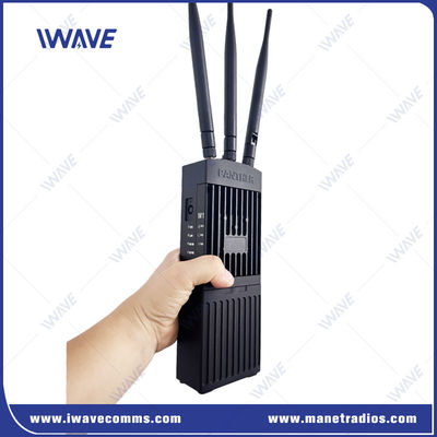購入 2Tx 2Rx RFチャネルを搭載した5W戦術ハンドヘルドSDR MANETメッシュトランシーバー オンライン製造