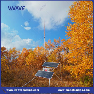 購入 送信電源 25W 50W 要求に応じて 太陽光発電のナローバンド RF メッシュ VHF UHF バージステーション 24 時間バッテリー寿命 オンライン製造