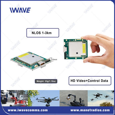 ミニチュア 33g ドローン ビデオトランスミッター 10km ダウンリンク IP MESH 組み込みモジュール